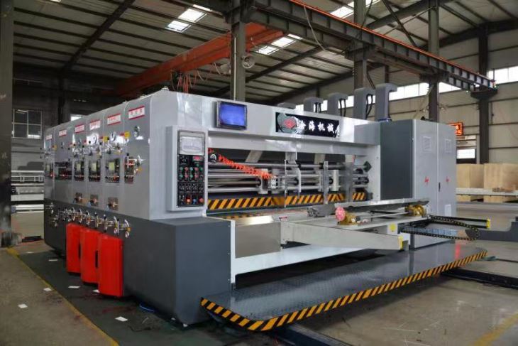Automatic feeder 4 color printer slotter die cutter machine for corrugated cardboard