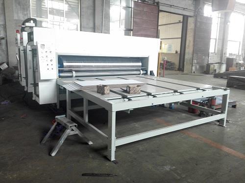 Chain Feeder Two Color Printer Slotter Machine For Carton Box