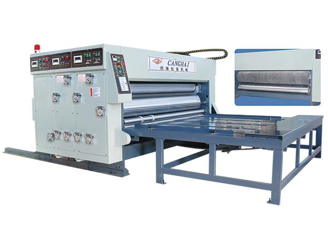 Chain Feeder 2 Color Ptinting Die Cutting Machine For Corrugated Paperboard