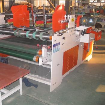 Semi Automatic Press Type Folder Gluer Machine For Corrugated Cardboard