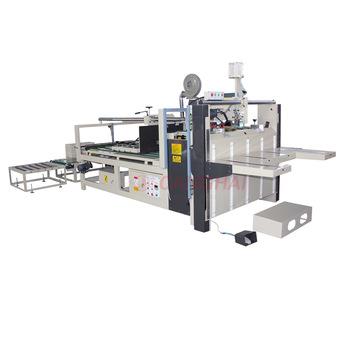 Semi Automatic Folder Gluer Machine For Corrugated Cardboard