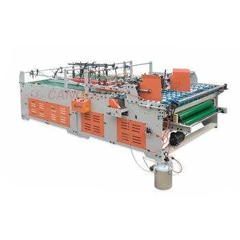 Semi Automatic Lock Bottom Floder Gluer Machine For Paperboard
